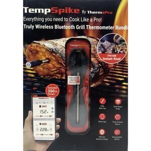 ThermoPro TempSpike Wireless Bluetooth Meat Thermometer Bundle TP01HW Grill BBQ